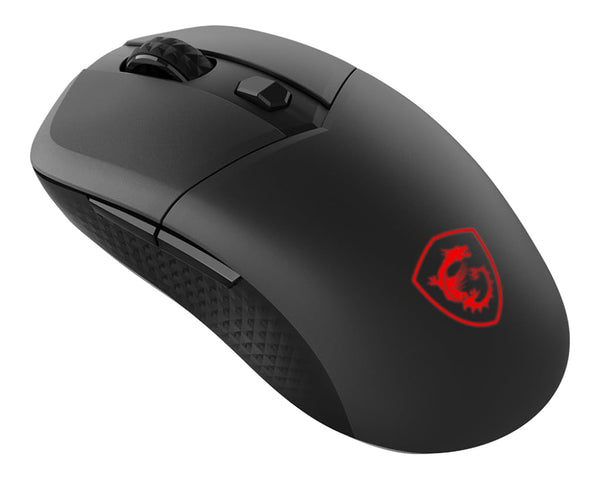 MSI CLUTCH GM51 LIGHTWEIGHT Gaming Mouse - 26000 DPI Optical Sensor, Elite 0.125ms Latency, 60M+ Click OMRON Switches, 6-Buttons, FriXionFree Cable, RGB Diamond LightGrips, 75g - Wired
