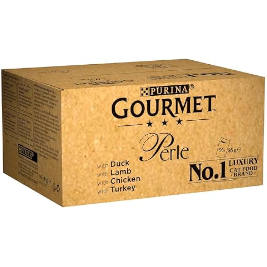 Gourmet Perle Chef's Collection In Gravy (Turkey, Chicken, Duck, Lamb) 96X85g