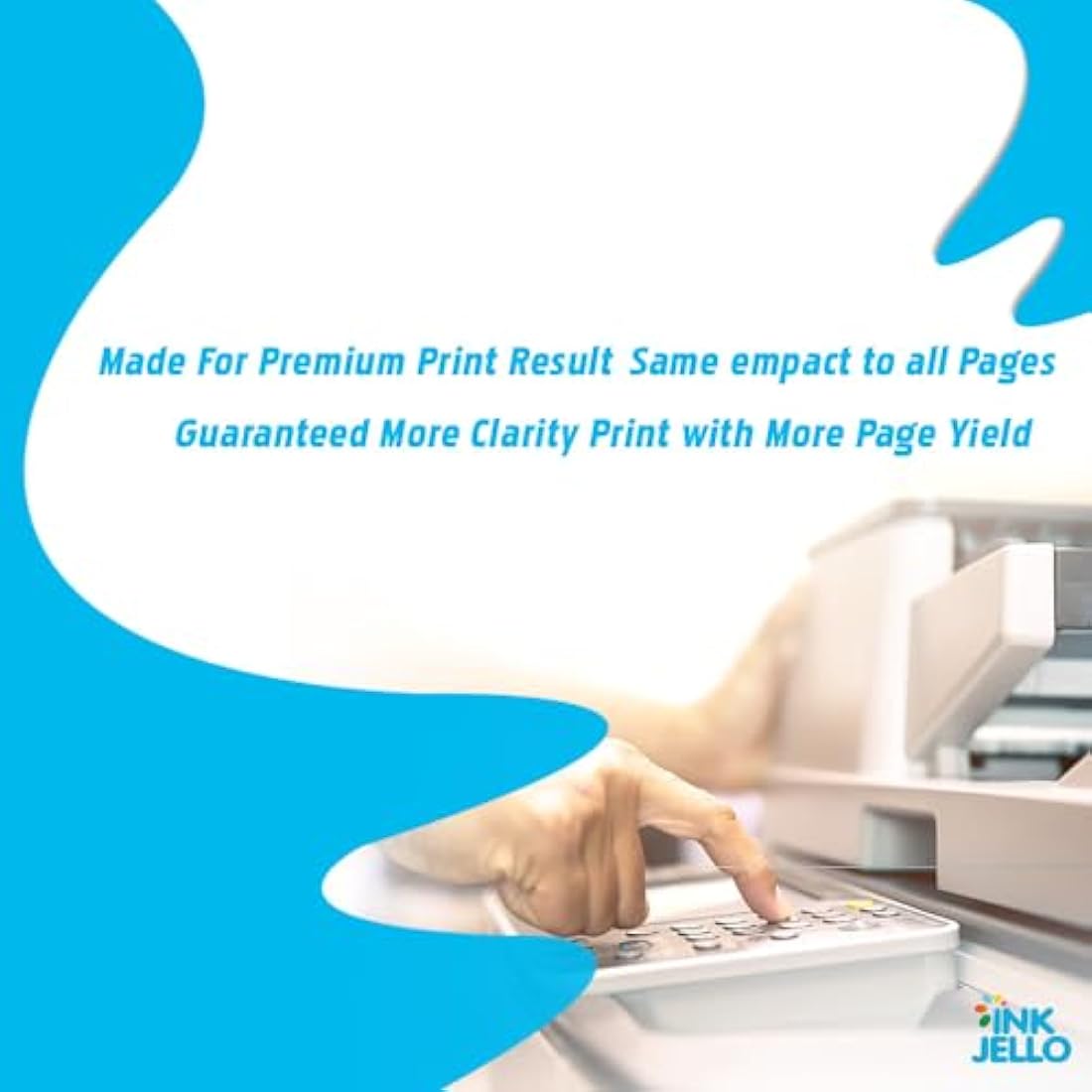 InkJello Compatible Toner Cartridge Replacement for HP Colour LaserJet CM1312 CM1312n CM1312nfi CP1215 CP1217 CP1510 CP1514n CP1515n CP1518ni (BK/C/Y/M, 5-Pack)