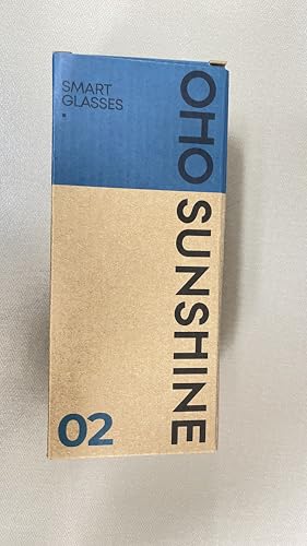 OhO Smart Glasses,128G Camera & Bluetooth Sunglasses with Open Ear Speaker Headset Headphone, Indoor&Outdoor Sports,Polarized UV Protection,For Men Women