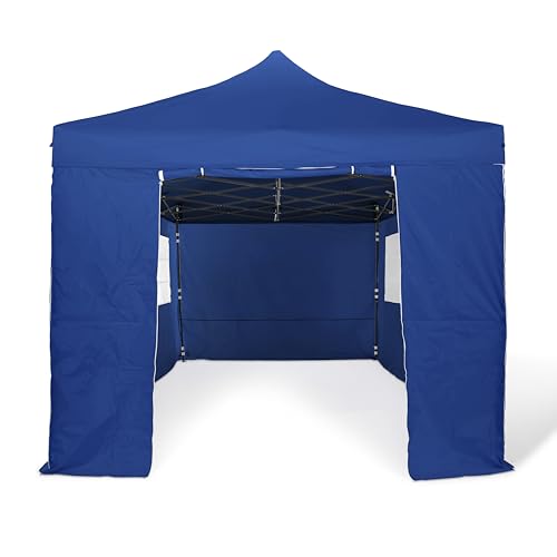 All Seasons Gazebos 3M x 6M Waterproof Gazebo Party Tent with Rustproof Frame and Wheeled Carry Bag (Metallic Grey)