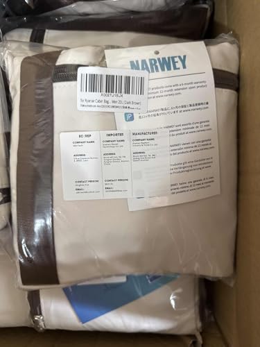 Narwey for Ryanair Cabin Bag 40x20x25 Underseat Ryan Air Bag Foladble Travel Duffel Hospital Carry on Hand Luggage Holdall Weekend Overnight Bag for Women and Men 20L (Beige with Green Straps)