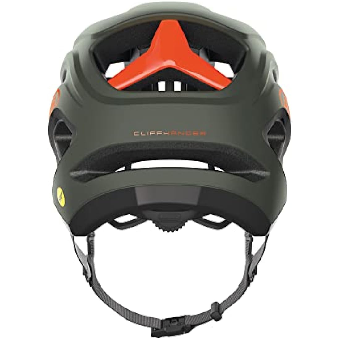 ABUS CliffHanger MIPS MTB helmet - bike helmet for demanding trails - with large ventilation openings & TriVider strap system & impact protection - for men and women