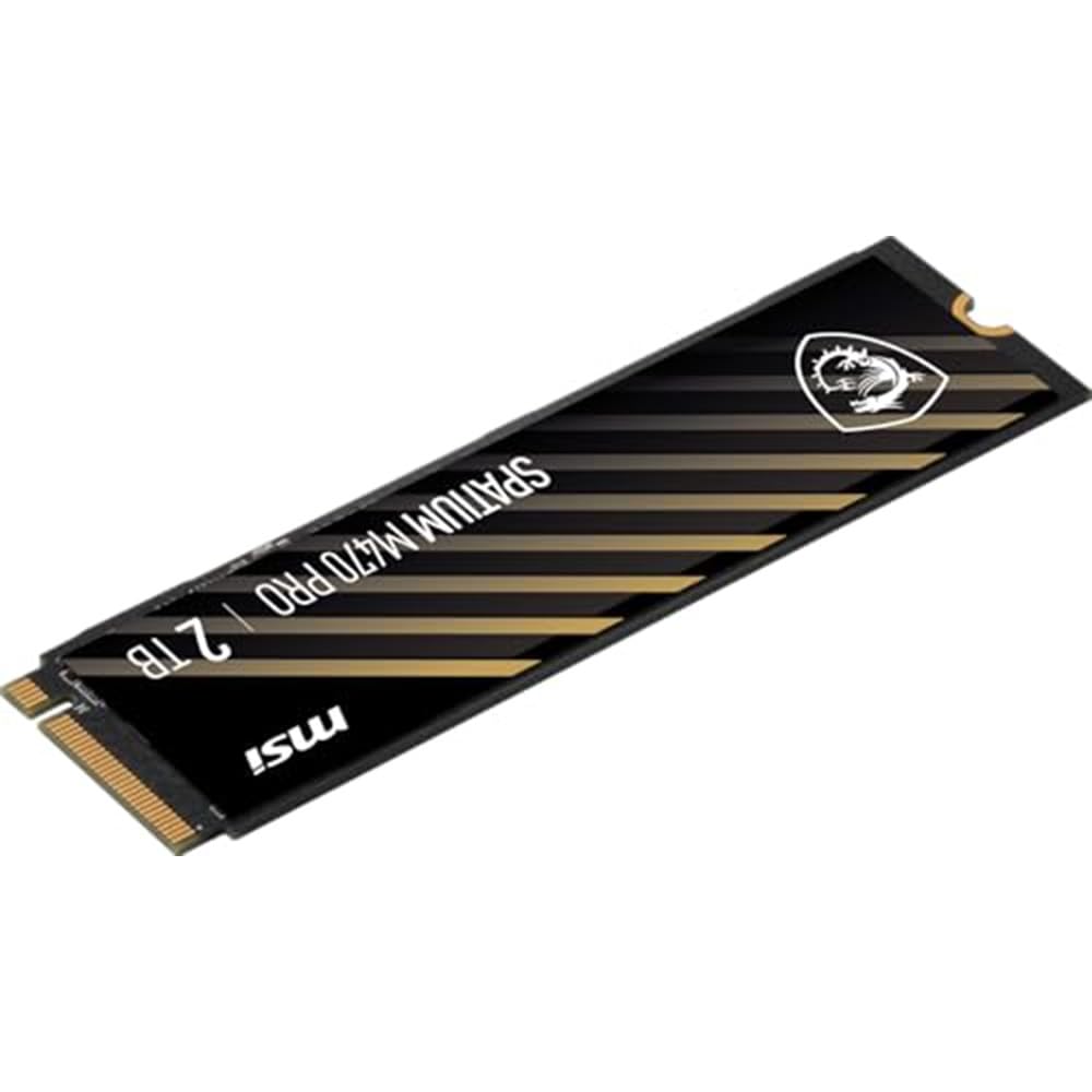 MSI SPATIUM S270 SSD 480GB - SATA 3 2.5" Solid State Drive, 500MB/s Read & 450MB/s Write, 3D NAND, Built-In Data Security, MSI Center - 5 Year Warranty (250 TBW)