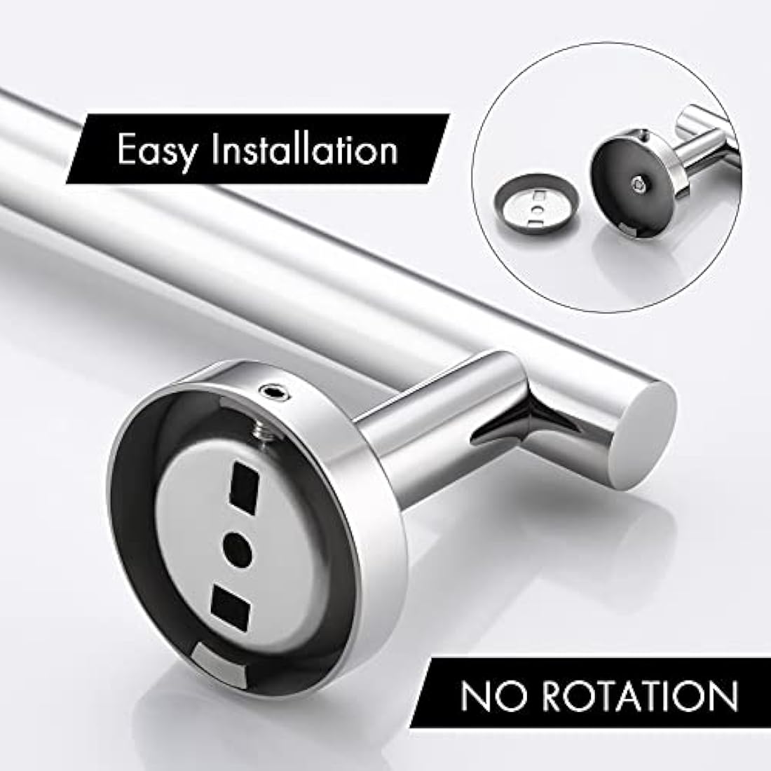 KES Small Towel Rail 23CM Bathroom Hand Towel Holder Kitchen Dish Cloths Hanger SUS304 Stainless Steel RUSTPROOF Wall Mounted Polished Steel, A2000S23DG