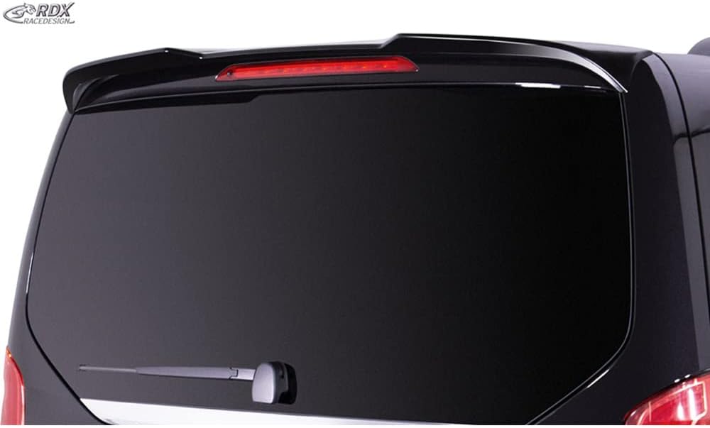 RDX Racedesign Roof spoiler compatible with Mercedes V-Class W447 2014- incl. AMG-Line & EQV 2020- (with rear hatch) (PUR-IHS)