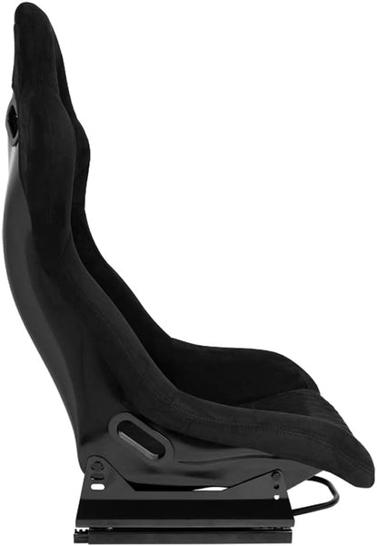 AutoStyle Sport seat 'LV' - Black - Non-reclinable fibreglass back-rest - incl. slides