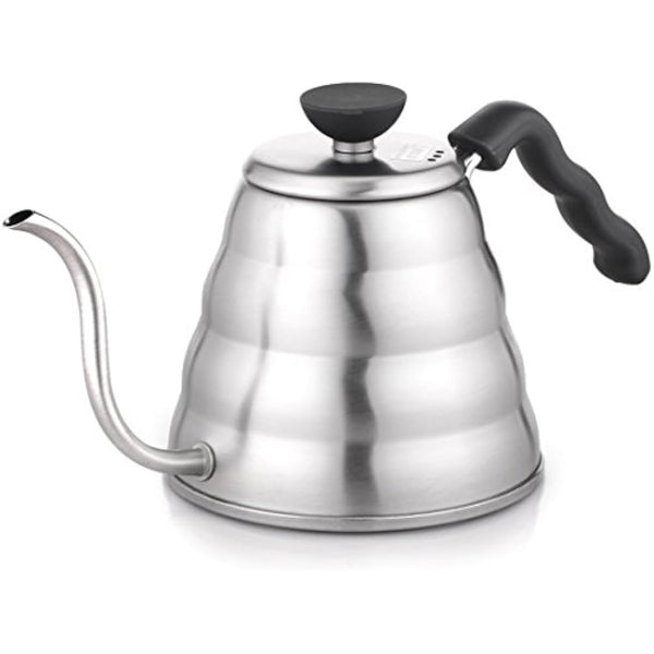 HARIO VKB-120HSV V60 Buono Drip Large Stovetop Stainless-Steel Gooseneck Pour-Over Kettle, 1.2 Litre, Aluminium, Stainless Steel