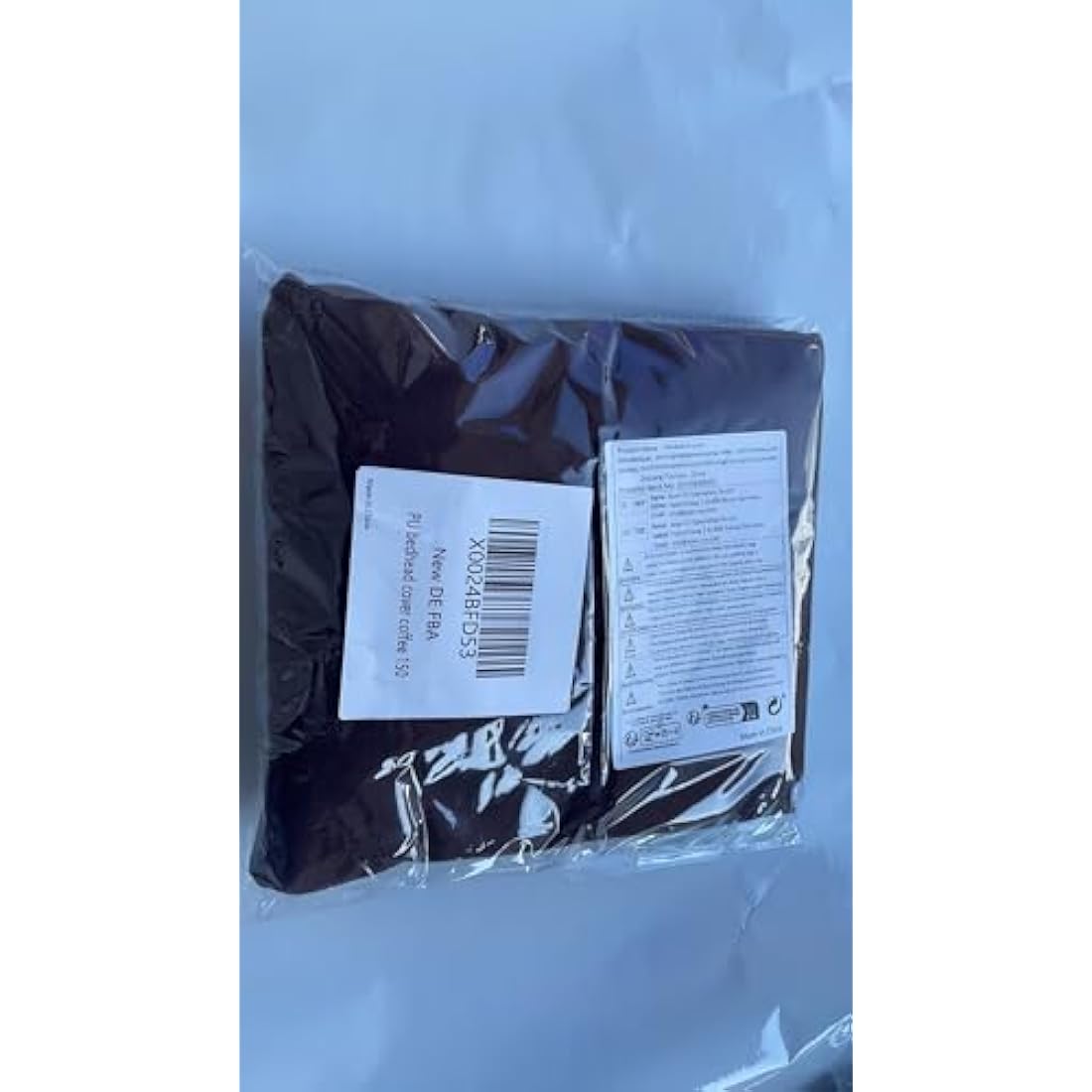 Bed Headboard Cover Waterproof Pu leather All-inclusive Elastic Headboard Protection Cover for King Double full Headboard Protector (Coffee, 150cm / for 140-160cm headboard)