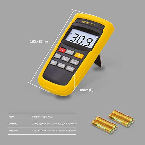 Martindale THERMOKITLGN Legionella Testing Thermometry Kit, Yellow