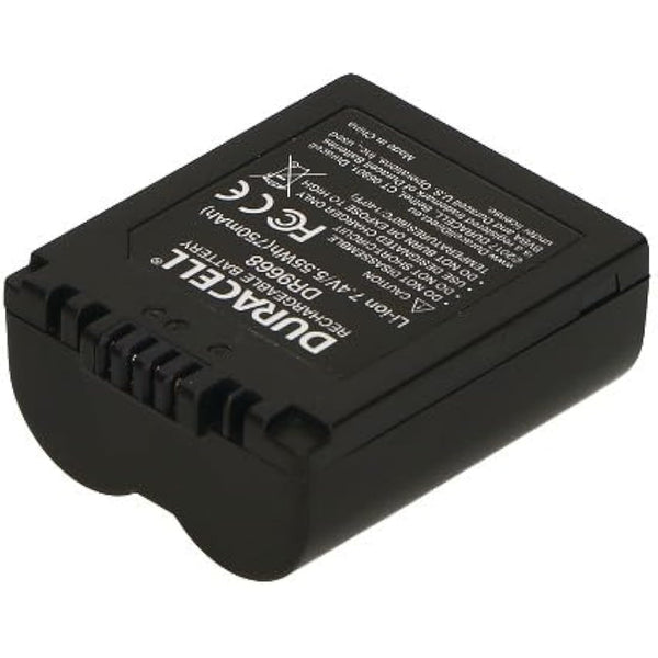 Duracell Replacement Digital Camera Battery For Panasonic CGA-S006 , Black