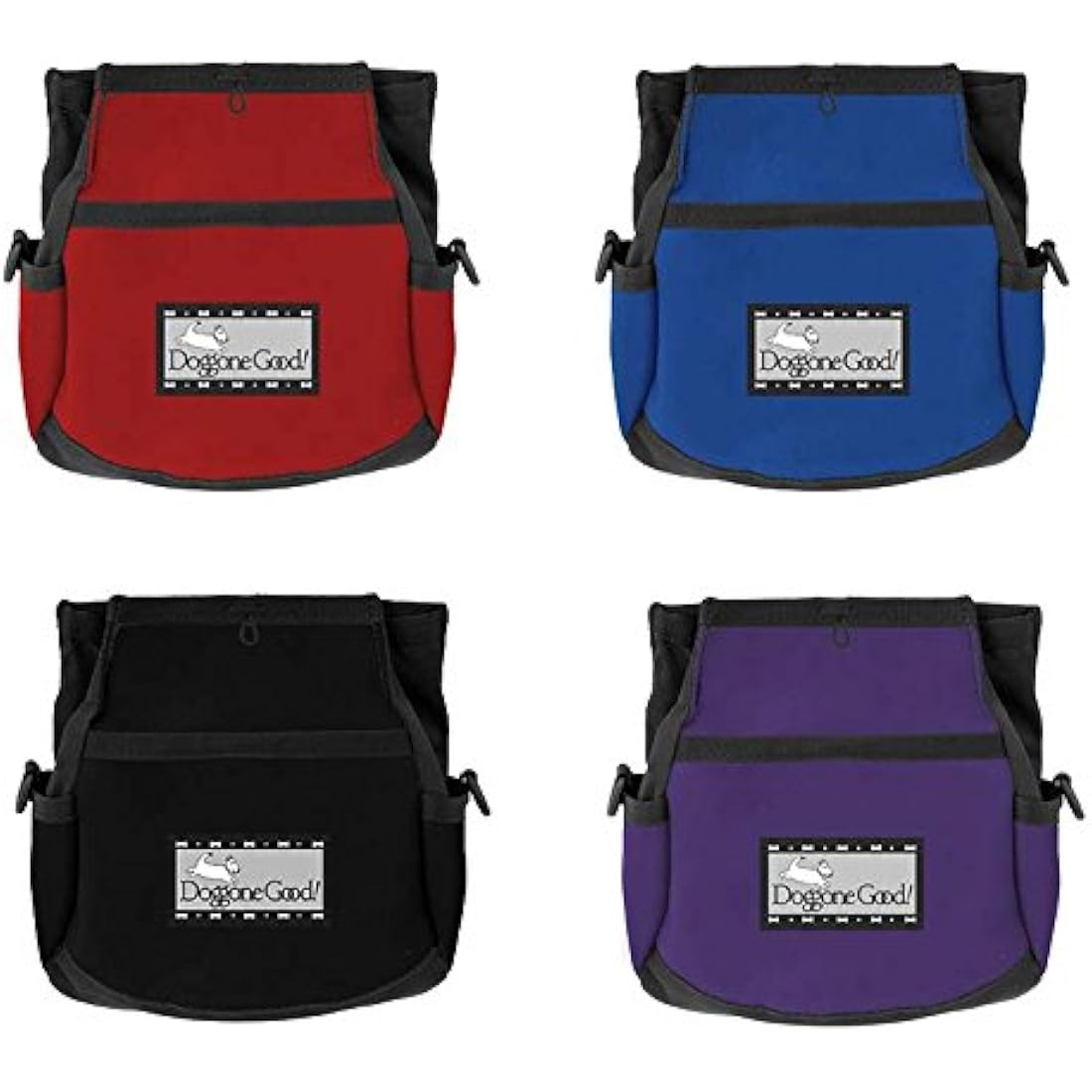 Doggone Good Rapid Rewards Deluxe Dog Training Bag (Red) COMES WITH BELT