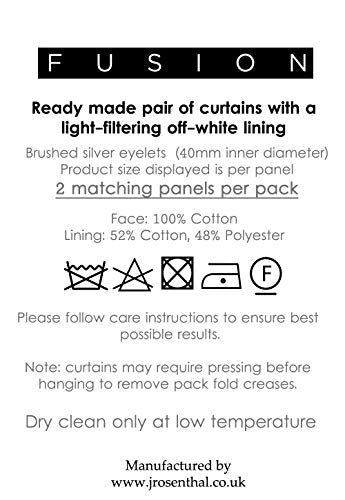 Fusion - Jeannie - Curtains, 229 x 183cm, Red