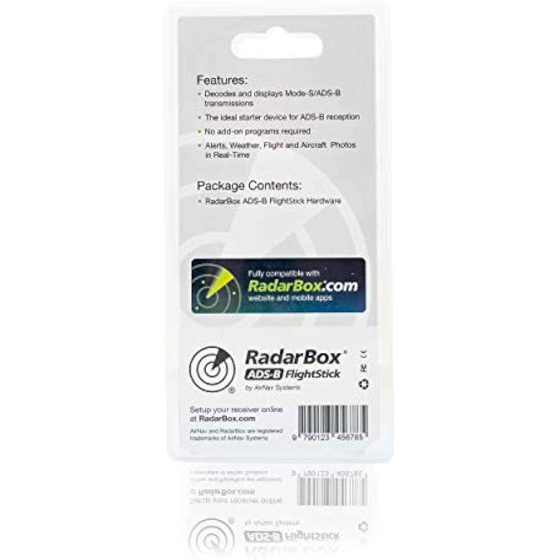 AirNav Radar FlightStick - ADS-B USB Receiver with Integrated Filter, Amplifier and ESD Protection