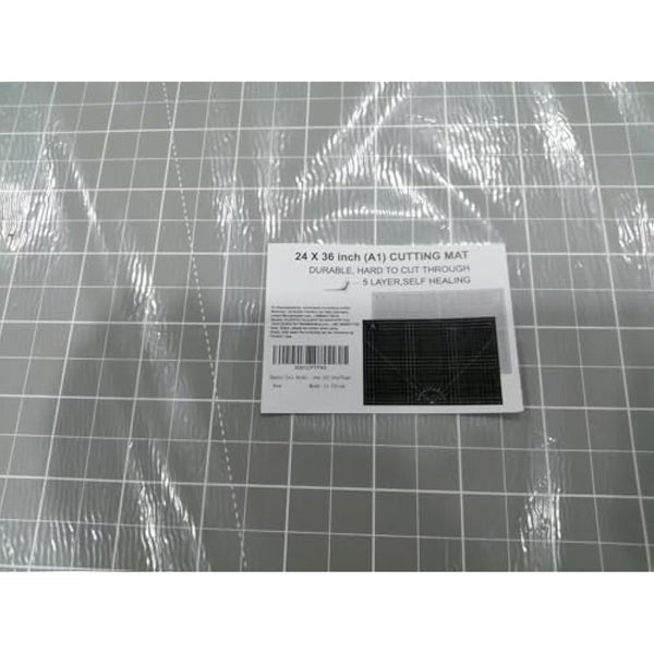 Headley Tools 24 x 36 Inch Thickened Self Healing Sewing Cutting Mat, A1 Rotary Cutting Sewing Mat for Crafts, Double Sided 5-Ply Table Cutting Board for Fabric Quilting Leather Arts Hobby, Grey/Black