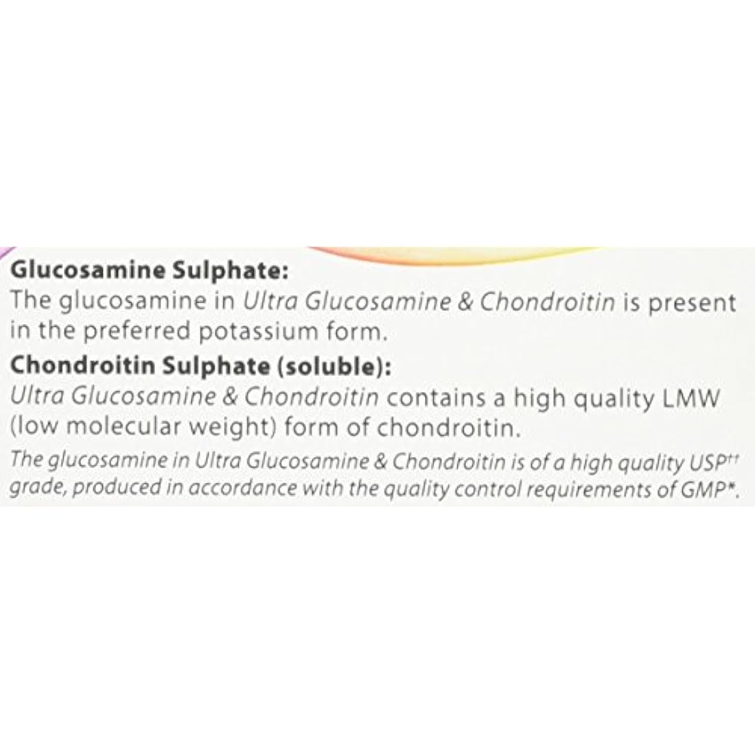 Glucosamine and Chondroitin Tablets, by Vitabiotics Ultra