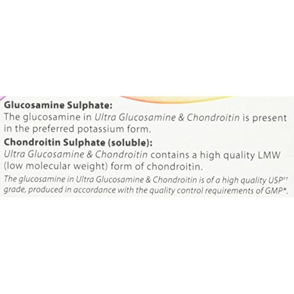 Glucosamine and Chondroitin Tablets, by Vitabiotics Ultra