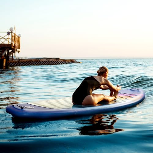 Portal Stand Up Paddle Board, 10'6x33 x6 Inflatable Paddle Boards with SUP Accessories Including Carry Bag, Hand Pump, Paddle, Leash, Fin, Repair Kit, Waterproof Phone Case