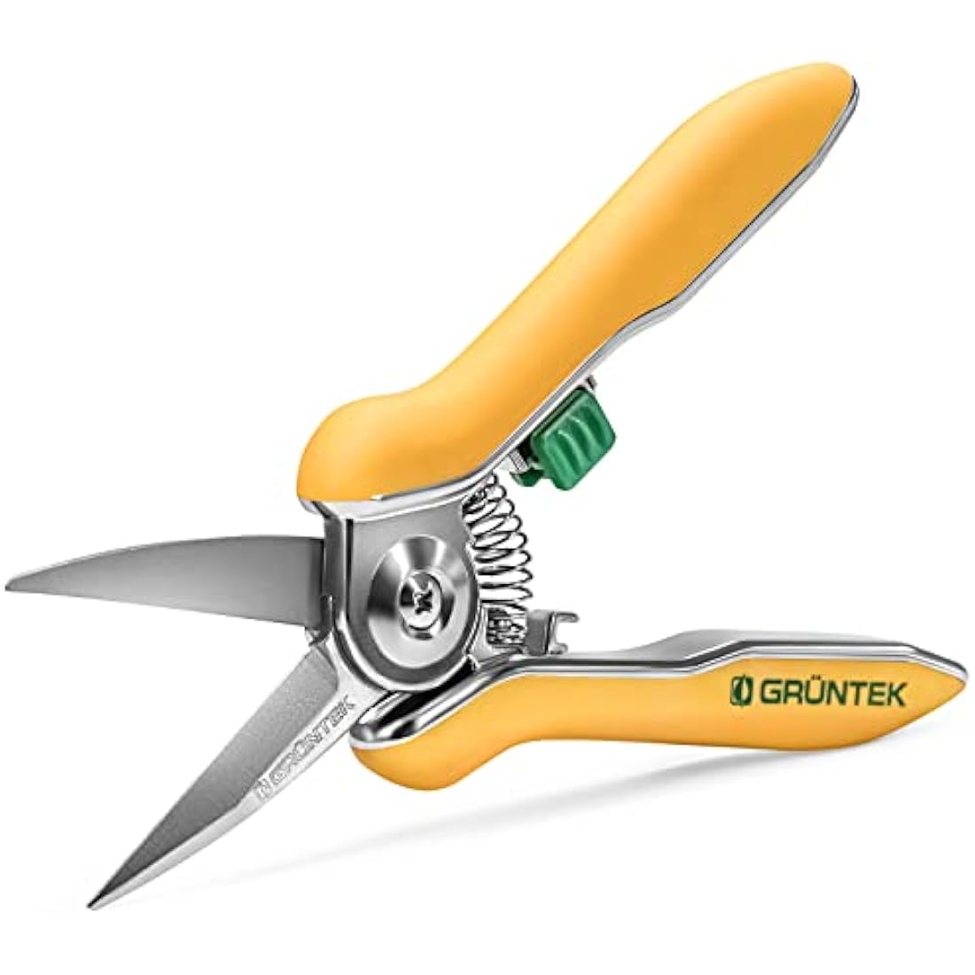 GRÜNTEK Colibri Flower Snips – 170 mm Bypass Pruner with Stainless Steel Blade | Soft-Touch Handle | Garden Trimmer Scissors for Plants & Flowers