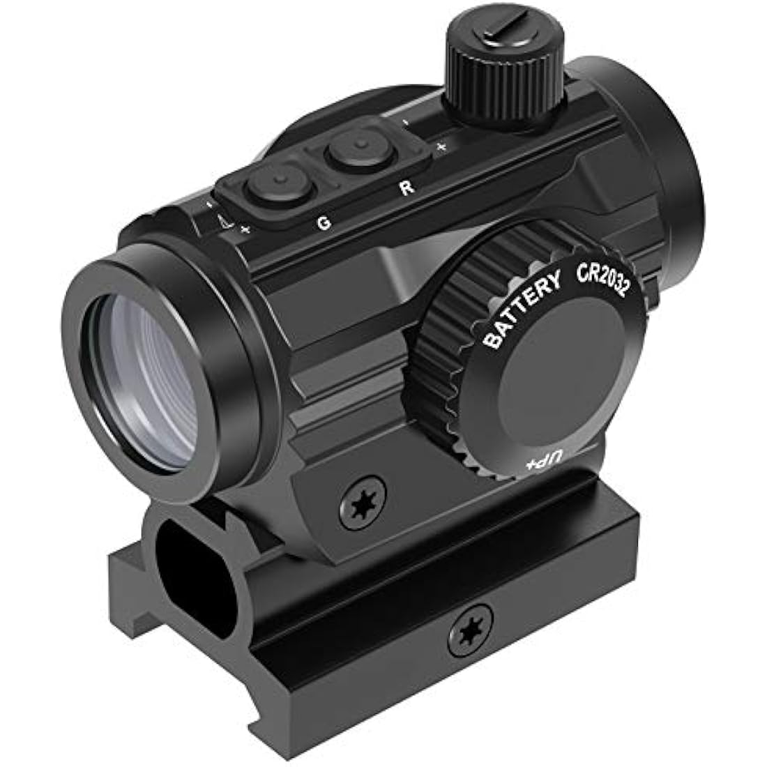 Feyachi RDS-25 Red Dot Sight 4 MOA Red Dot Gun Sight Rifle Scope with 1 inch Riser Mount