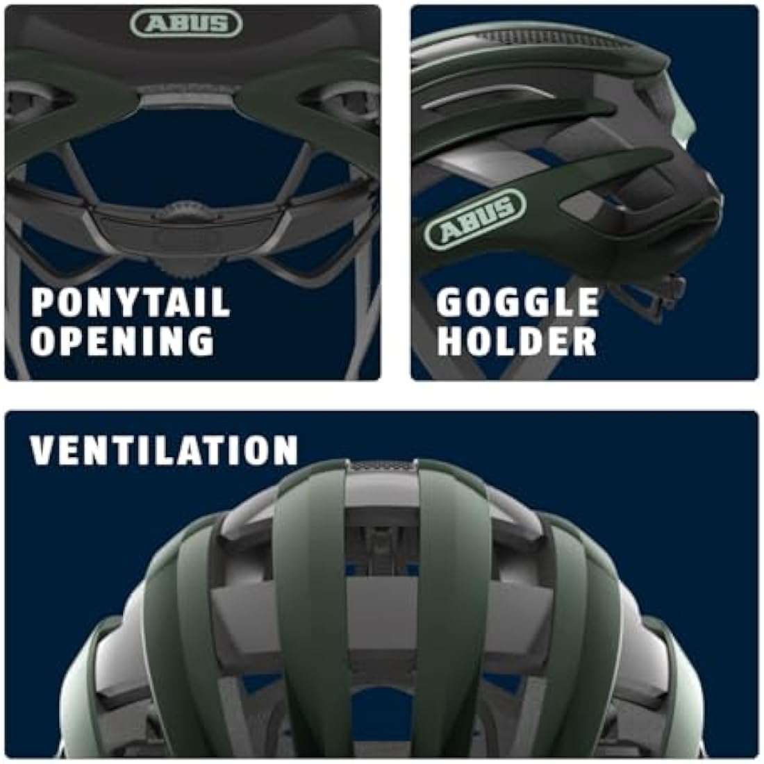 ABUS AirBreaker Racing Bike Helmet - High-End Bike Helmet for Professional Cycling - Unisex, for Men and Women