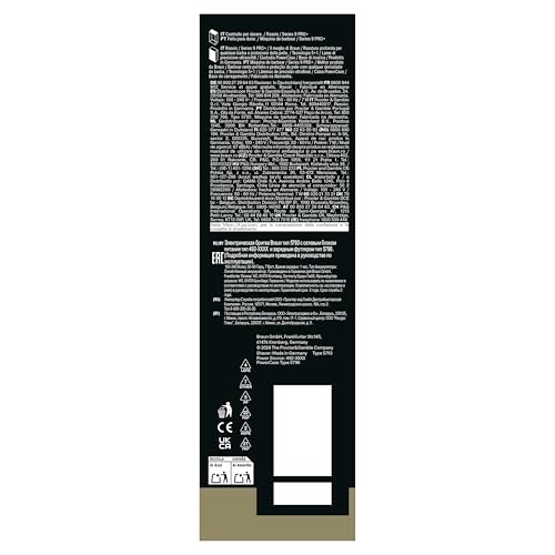 Braun Series 9 PRO+ Electric Shaver, 5+1 Ultra Thin Precision Blades, Pro SensoAdapt, Up to 60 min, Charging Stand, Wet & Dry Foil Razor for Men, 9610SI, Black