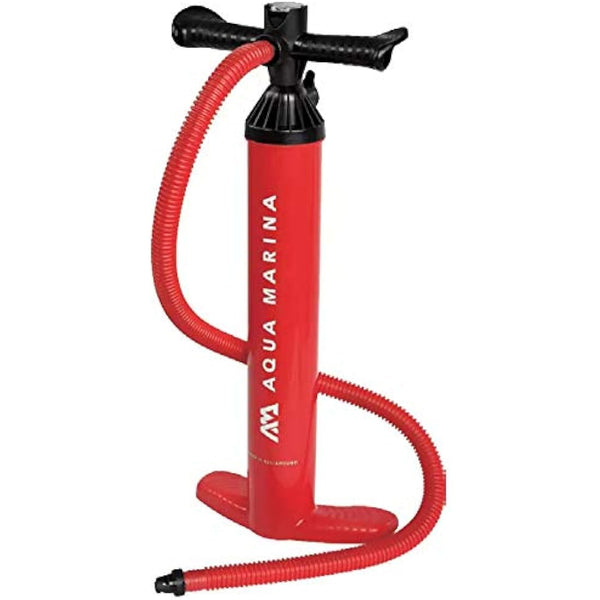 Aqua Marina Liquid Air V2 Hand Pump, 2.6+2.6L, 20psi, Red/Black