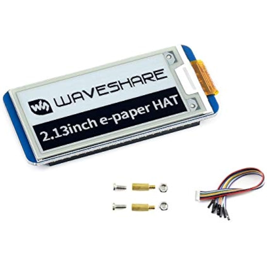 IBest 2.13inch E-paper Display HAT V4 Version 250x122 Resolution 3.3V/5V Two-Color e-ink Display epaper Screen for Raspberry Pi 4B/3B+/3B/Zero/Zero W/Zero WH, Partial Refresh, SPI Interface