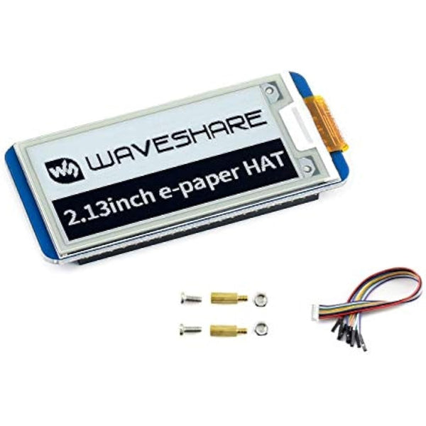 IBest 2.13inch E-paper Display HAT V4 Version 250x122 Resolution 3.3V/5V Two-Color e-ink Display epaper Screen for Raspberry Pi 4B/3B+/3B/Zero/Zero W/Zero WH, Partial Refresh, SPI Interface