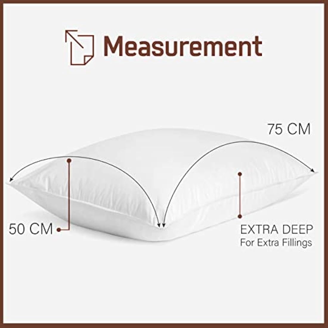 SM Decor Pillows 4 Pack, Medium Support Bounce To Back Hotel Quality Firm Filling Bed Pillows For Side, Stomach And Back Sleeper, Firm Body Pillows