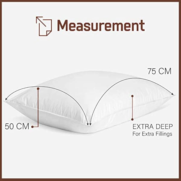 SM Decor Pillows 4 Pack, Medium Support Bounce To Back Hotel Quality Firm Filling Bed Pillows For Side, Stomach And Back Sleeper, Firm Body Pillows