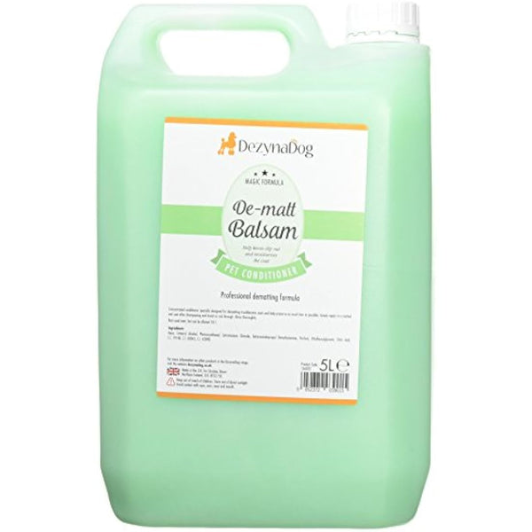 DezynaDog Magic Formula De-Matt Balsam Detangling Pet Conditioner, 5 Litre