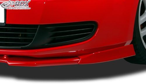 RDX Racedesign Front Spoiler, Polyurethane (PU), Black, 4 cm High, for Volkswagen Golf VI
