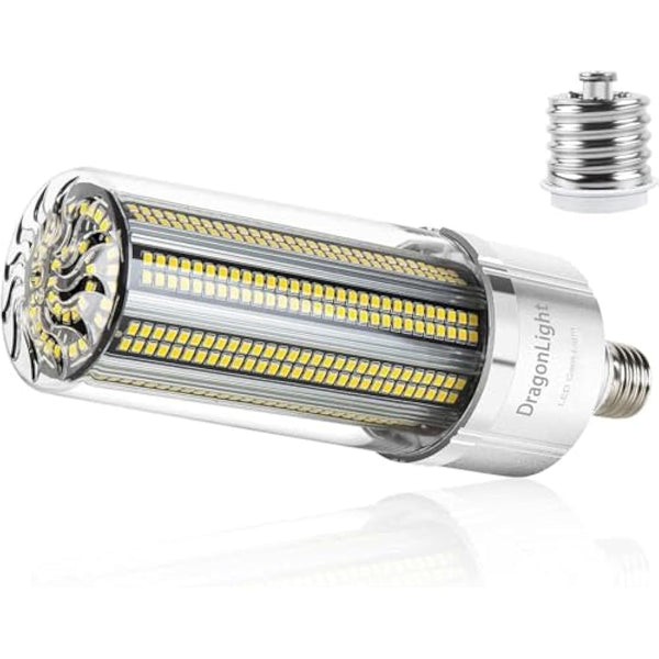 80W Super Bright Corn LED Light Bulb(600 Watt Equivalent) - E27/E40 Large Base LED Lamp - 5000K Daylight 9,600 Lumens for Large Area High Bay Lighting - Garage Warehouse Street Light