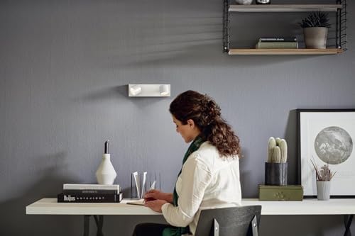 Philips myLiving Star WarmGlow Dimmable LED Spotlight, 2 x 4.5 W LED Light, Instant Start, Easy Installation - White Twin Spot Bar