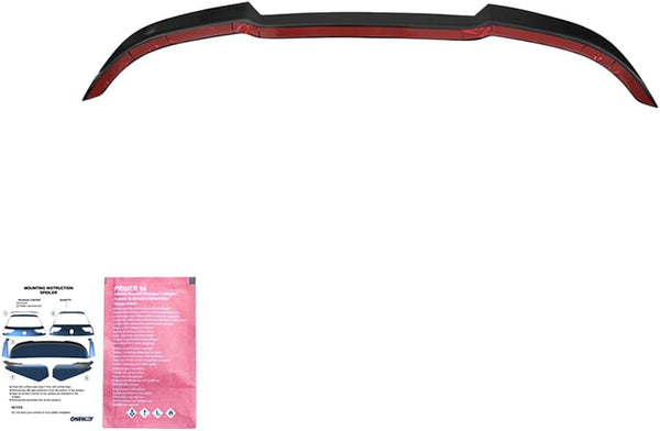 Oneway Roof Spoiler (Cap) compatible with Ford Fiesta ST/ST-Line MK8 2017- - Gloss black