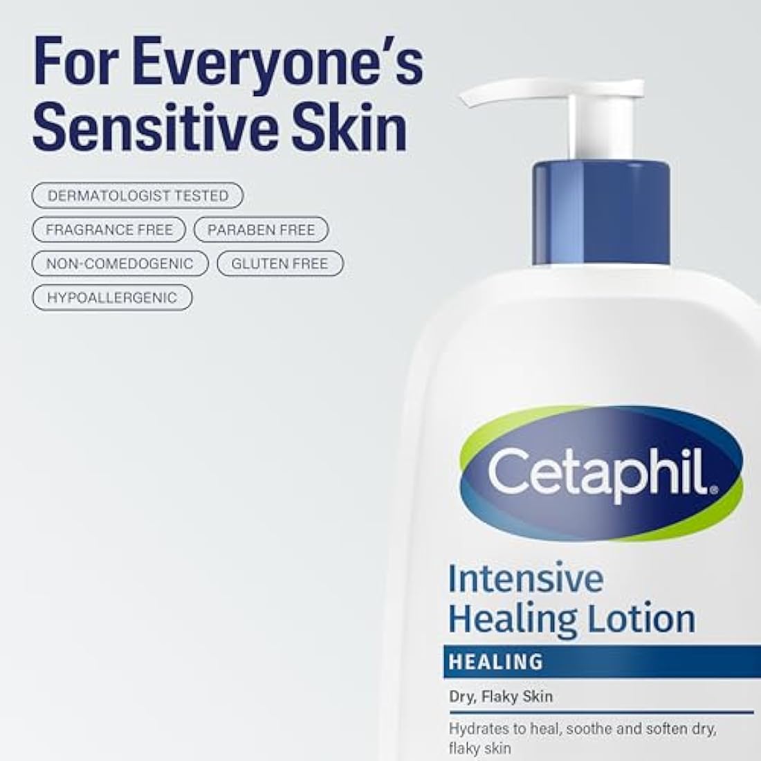 Cetaphil Ultra-Healing Lotion with Ceramides for Dry, Rough, Flaky Skin, 16 oz. Bottle