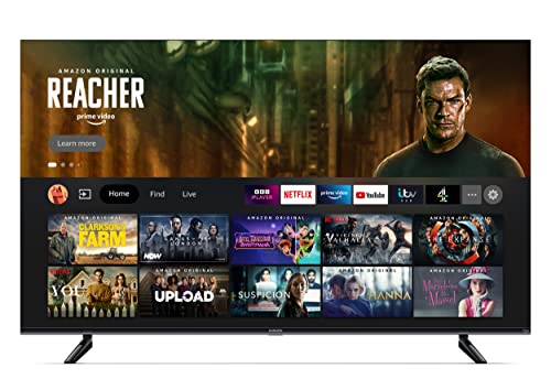 XIAOMI TV F Pro 75, 75 Inches (190 cm), 4K UHD QLED, Smart TV, Fire TV, HDR10+, Game Boost mode 120Hz, MEMC, Alexa Voice Control, 2GB+32GB, Works with Apple AirPlay
