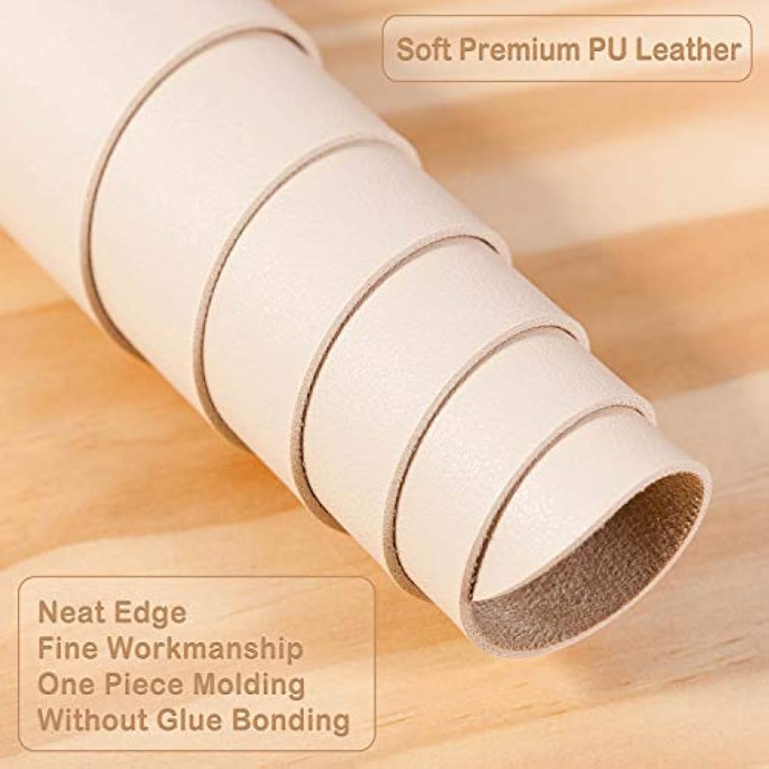 Desk Pad Large, DOBAOJIA Desk Mat, Laptop Mat, Writing Pad, Desk Blotter, Extended Mouse Mat, Large Mouse Pad for Office/Home, PU Leather Waterproof +Suede Non-Slip 27.5" X 13.8 (Beige)