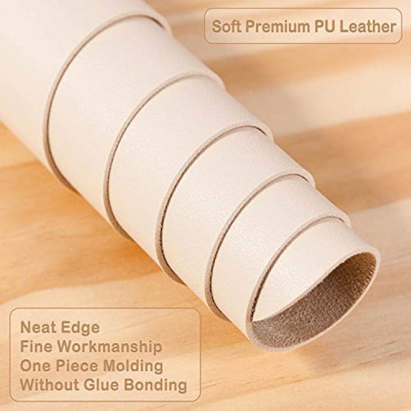 Desk Pad Large, DOBAOJIA Desk Mat, Laptop Mat, Writing Pad, Desk Blotter, Extended Mouse Mat, Large Mouse Pad for Office/Home, PU Leather Waterproof +Suede Non-Slip 27.5" X 13.8 (Beige)