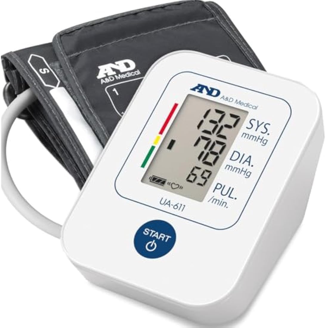 A&D Medical Blood Pressure Monitors BIHS Approved UK Blood Pressure Machine UA-611