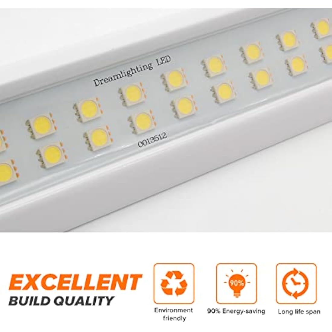 Dream Lighting Caravan LED Lights 12v Exterior Campervan Motorhome Awning Porch Lighting Waterproof IP66 9.8inch Aluminum Bar White