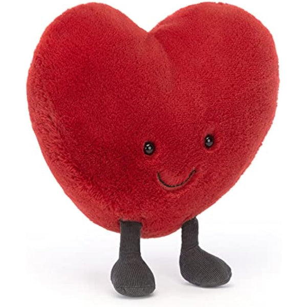 Jellycat Amuseable Large Red Heart Collectable Stuffed Plush Decoration