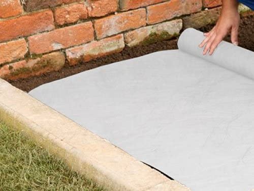 18M2- Geotextile membrane Fabric Garden - Soakaway Crate Underlay Fabric 2.25 x 8m Breathable Drainage Landscape Fabric Drainage Channel Liner Wrap