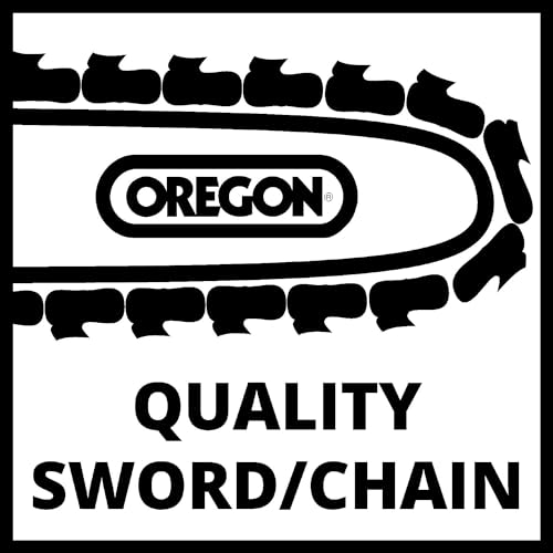 Einhell Power X-Change 18V Cordless Chainsaw - 10 Inch (25cm) Electric Chainsaw Cordless With OREGON Bar and Chain - GE-LC 18/25 Li Solo Battery Chainsaw (Battery Not Included)