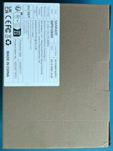 DC power supply (0-30V,0-10A) adjustable, switching power supplies, mini high precision 4-digit display with USB fast charging interface, variable lab bench power supply, output button/encoder knob