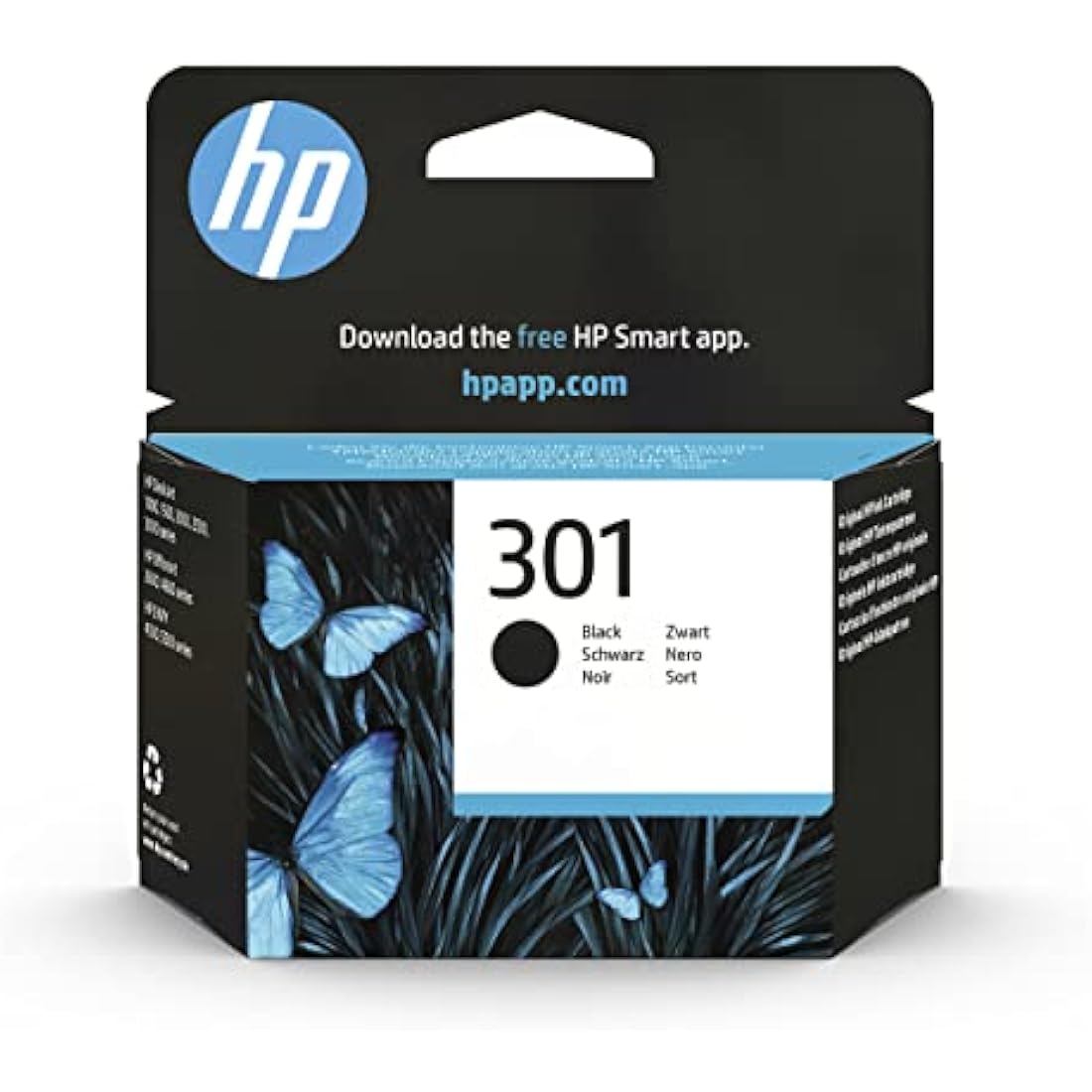 HP CH561EE 301 Original Ink Cartridge, Black, Pack of 1