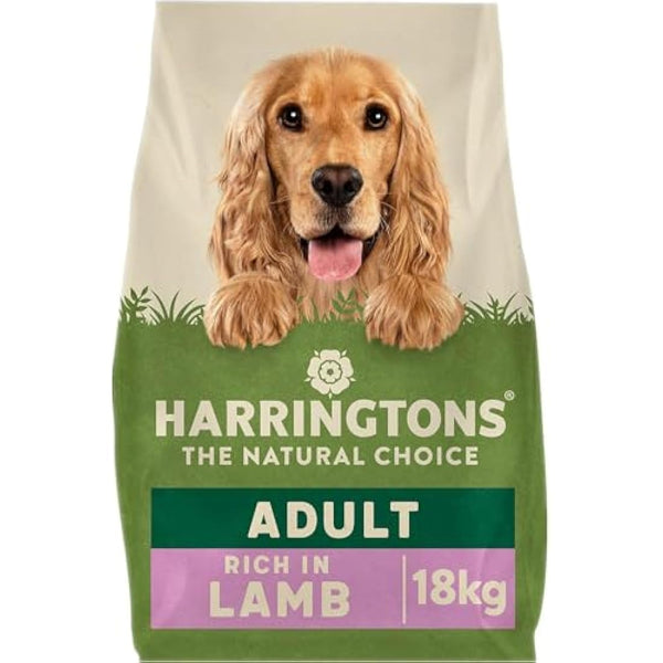 Harringtons Complete Dry Adult Dog Food Lamb & Rice 18kg - Made with All Natural Ingredients