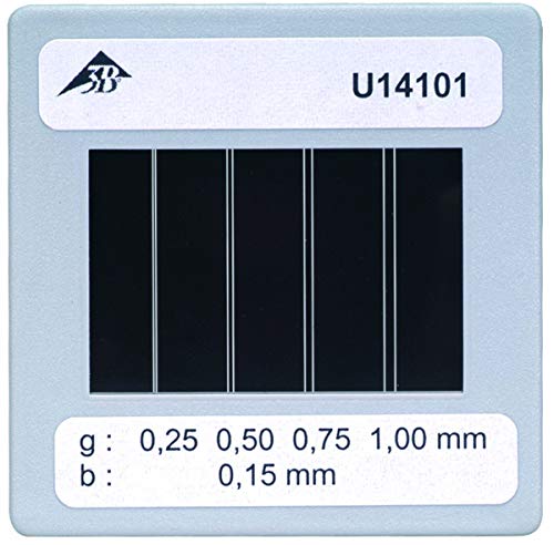 3B Scientific U14101 Diaphragm With 4 Double Slits Of Different Spacing