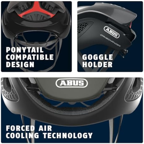 ABUS GameChanger Racing Bike Helmet - Aerodynamic Cycling Helmet with Optimal Ventilation for Men and Women